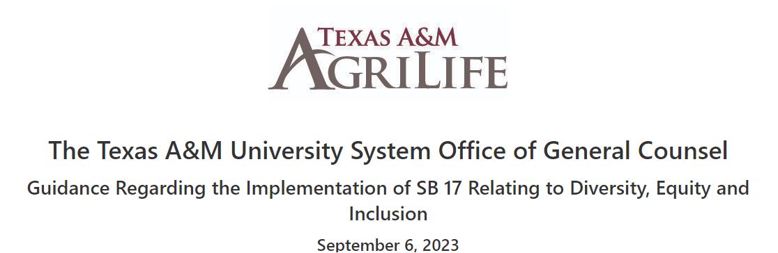 Texas A&M System removes DEI policies from hiring, admissions